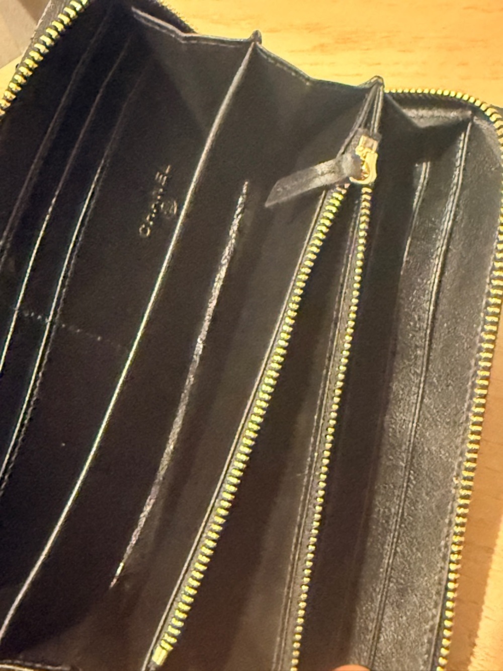 Black Python Zip Wallet - Black - Picture 6 of 9